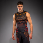 Рашгард - Venum Quetzal Fury Sleeveless Rashguard - Black/Fury Red/ Tangerine​